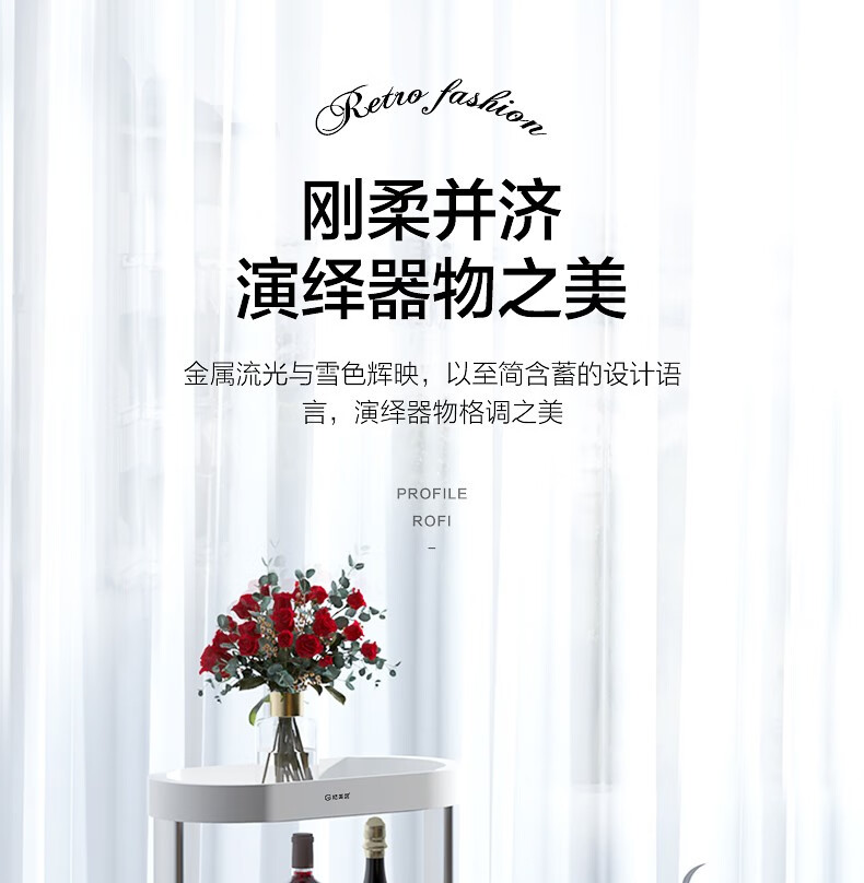 格美居（GEMJU）厨房收纳多层夹缝小推车置物架浴室卫生间落地储物桌面架子 （2022新款）大号 三层