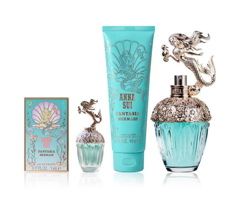 安娜苏（Anna sui） 独角兽 fantasia筑梦天马 美人鱼女士淡香水七夕情人节礼物 安娜苏独角兽50ML