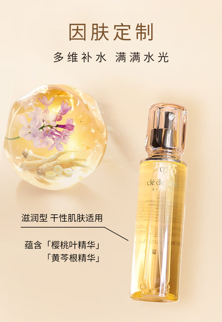 肌肤之钥（CPB）钻光光采赋活精华水170ml滋润型/清爽型水乳霜套装 滋润型爽肤水170ml