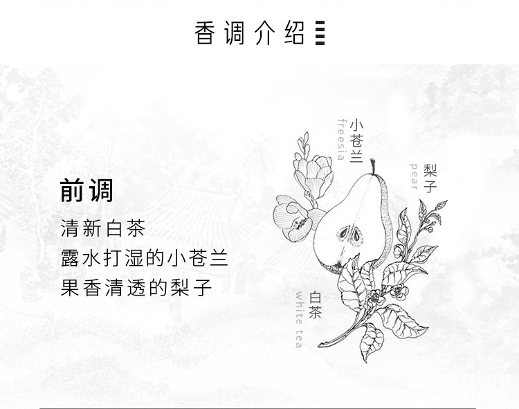 茶灵（CHALING） 香氛 礼物 送礼圣诞节礼物送女生 100ml惠选套装4