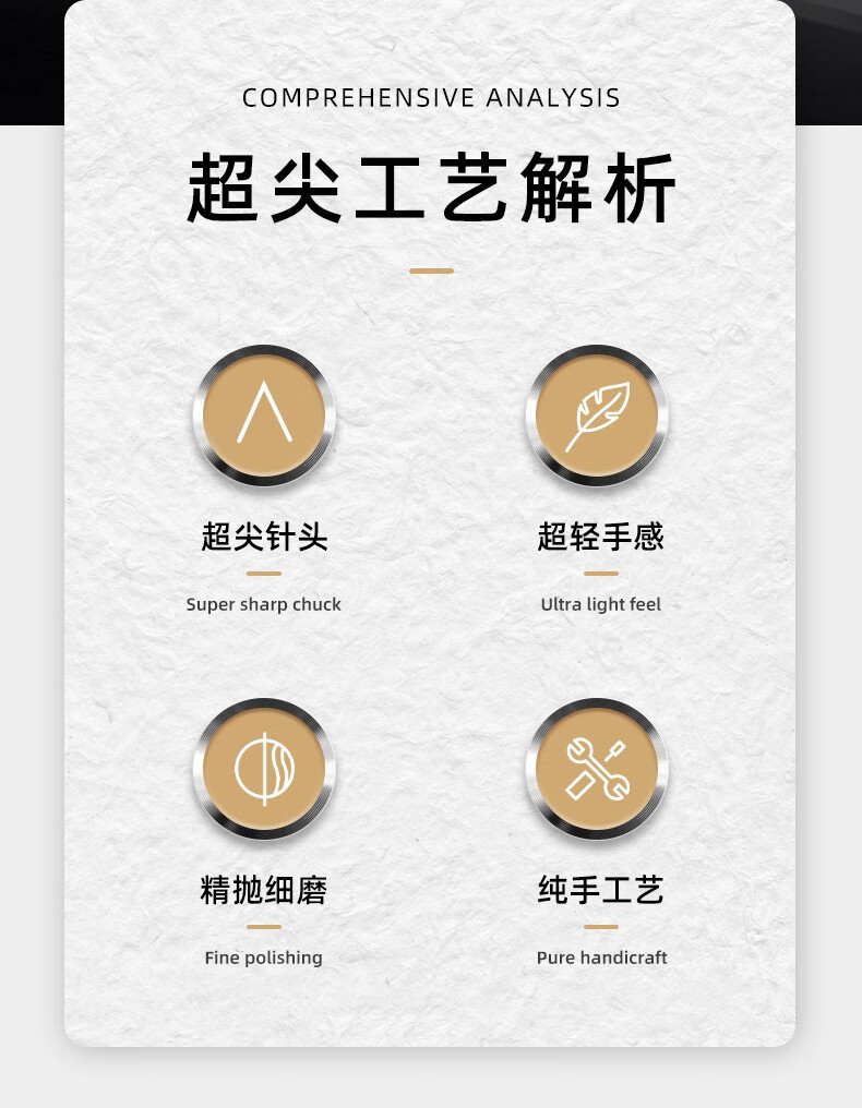 DITI 暗疮针【超尖粉刺针】钛合金超细袪痘针刮黑头针挑痘痘脂肪粒针 钛合金超尖粉刺针