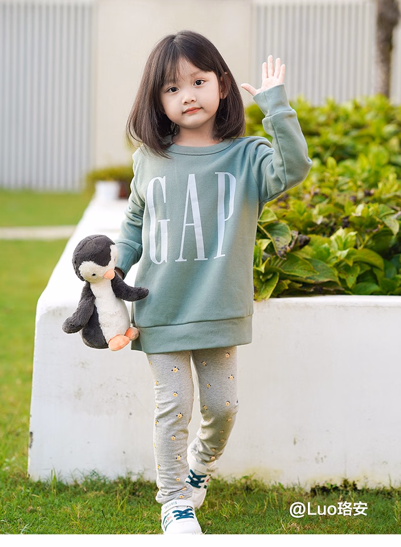 Gap 盖璞 男女童碳素软磨抓绒卫衣 457314 新低66元包邮 值值值-买手聚集的地方