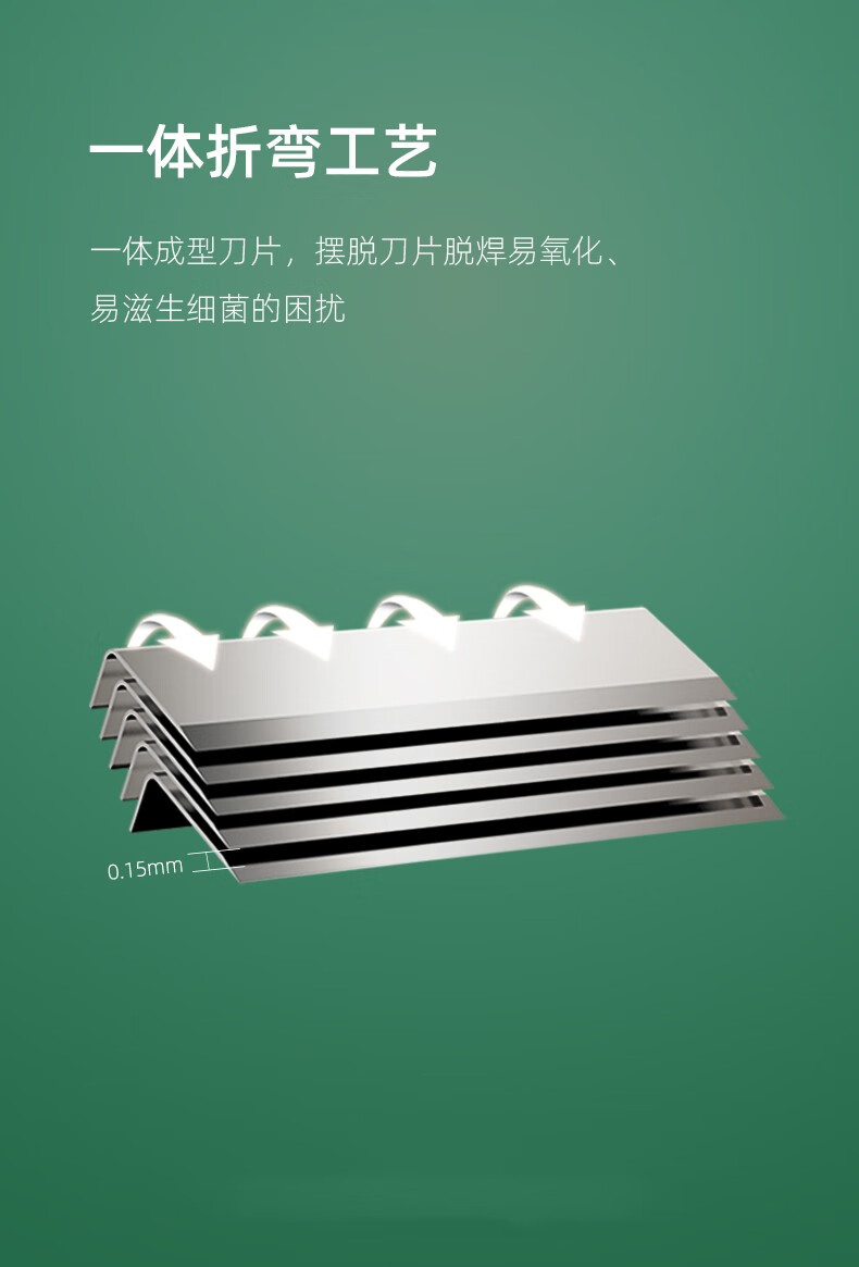 焕醒剃须刀手动德国5层刀片8件套礼盒装年货生日礼物老式刮胡刀 1刀架+5刀头+1剃须泡+1底座