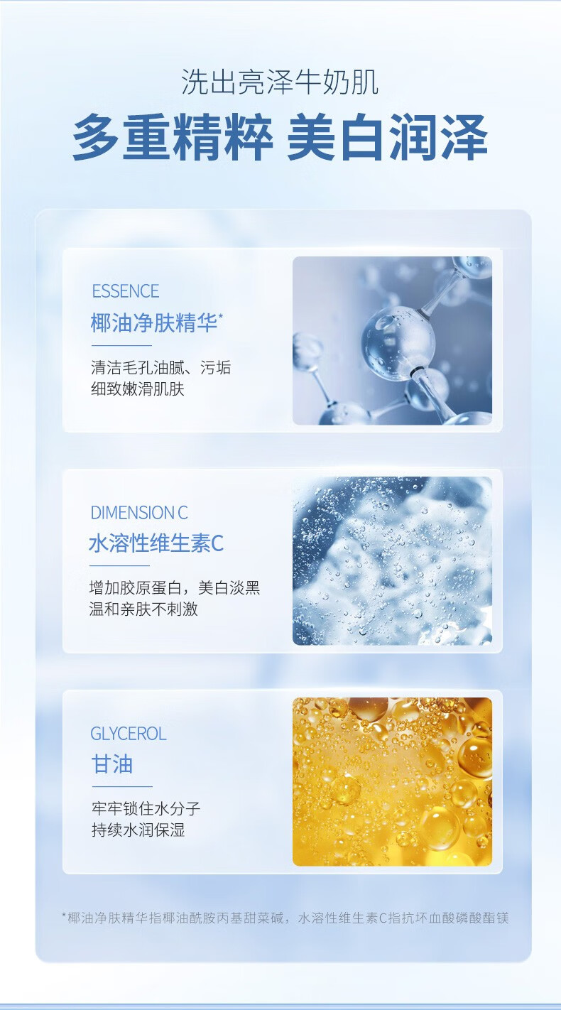 仁和匠心 男士洗面奶氨基酸洁面乳控油美白深层清洁收缩毛孔保湿不紧绷 新升级梦蔻美白洗面奶150g