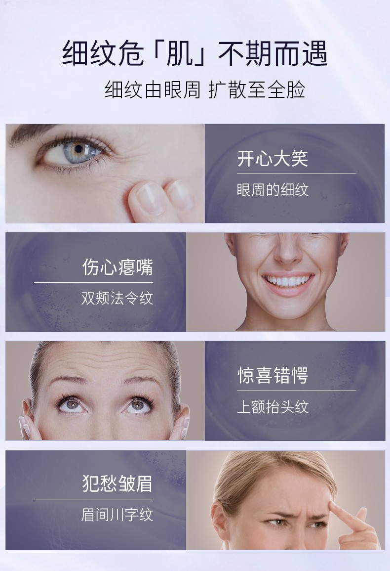 欧莱雅（LOREAL）复颜玻尿酸全脸淡纹眼霜第二代紫熨斗眼霜玻色因眼霜送女友送老婆 【2代紫熨斗】眼霜欧版 30ml