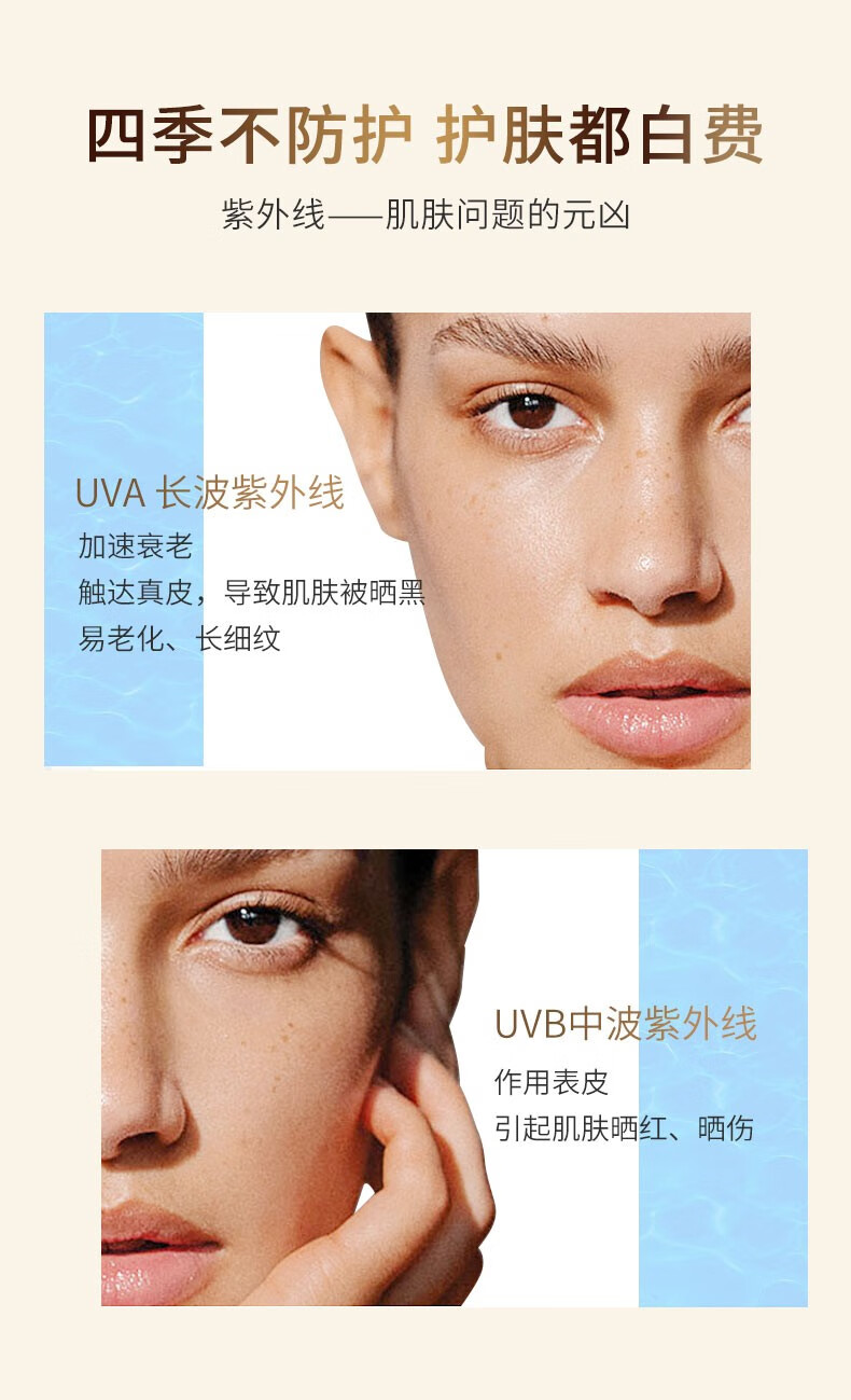 百肤邦清透水感防晒乳50g 防晒霜男女士军训户外高倍防晒防水防汗SPF50+ 【高倍防晒】SPF50+PA+++