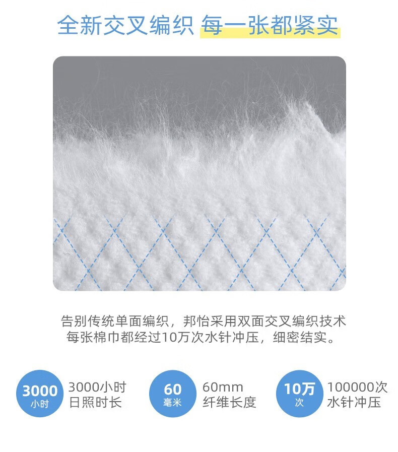 邦怡洗脸巾加厚一次性洗面巾棉柔巾干湿两用毛巾擦脸卸妆可用 【加厚】洗脸巾100抽*4