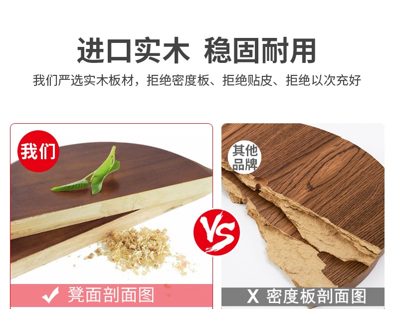 美林源 凳子 实木凳子家用圆凳方凳简约餐凳高凳子木板凳客厅小凳子新中式高凳【轻奢铜素-胡桃色】简约款 全实木胡桃圆凳【1把】