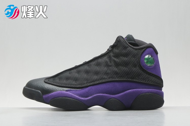 air jordan 13 黑紫,airjordan1mid 烽火体育 air jordan 13 aj13 黑紫葡萄 复古高帮篮球鞋 dj5982 015