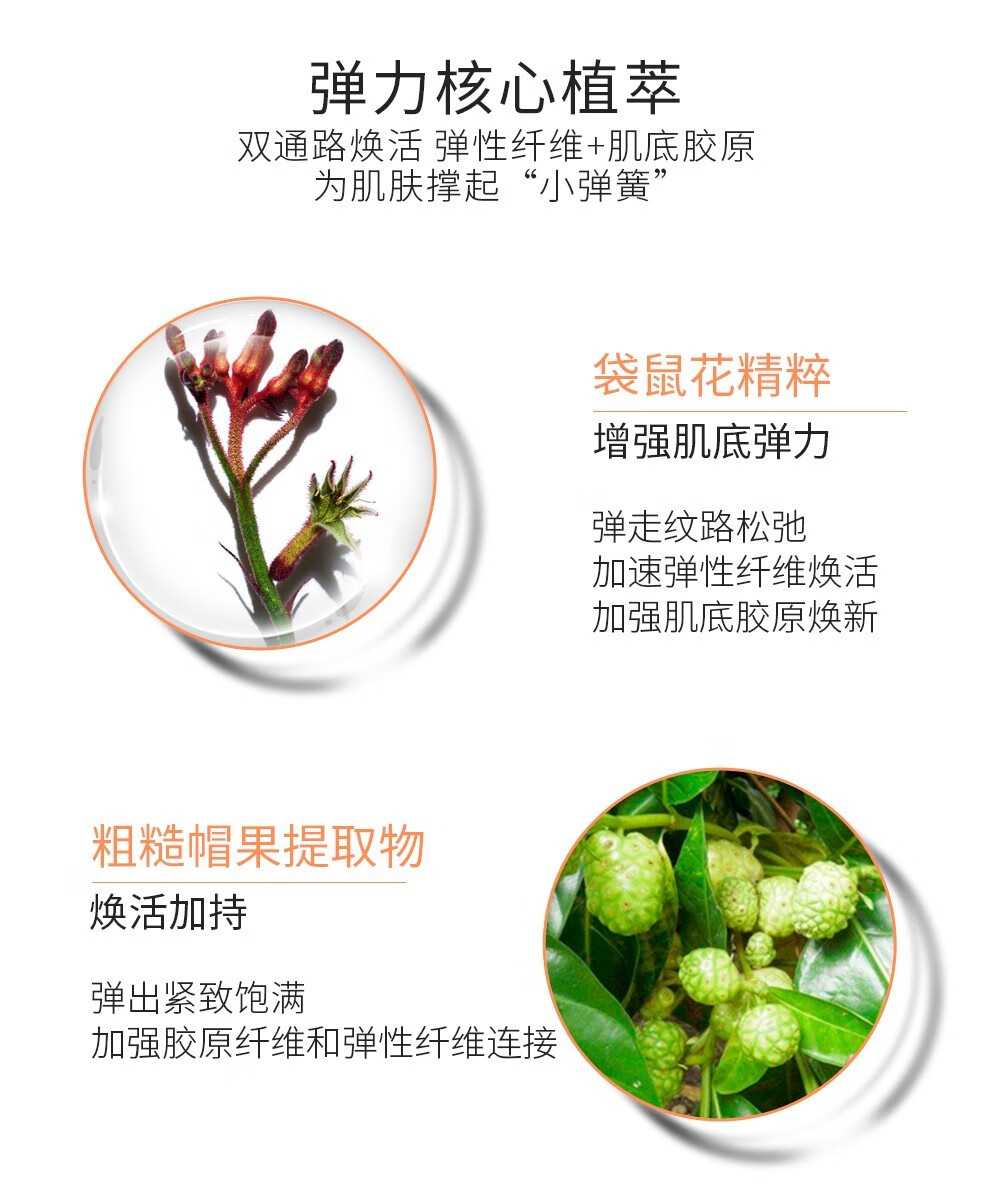 娇韵诗（CLARINS）焕颜紧致弹力面霜弹簧霜补水保湿饱满提拉紧肤抗皱全肤质通用 弹簧日晚霜套装 100ml