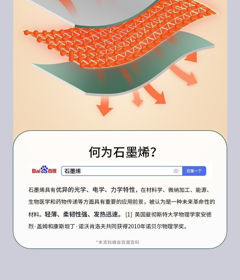 菲脂美妆工具 石墨烯暖手宝车载暖水袋USB充电插电式宝宝 1个