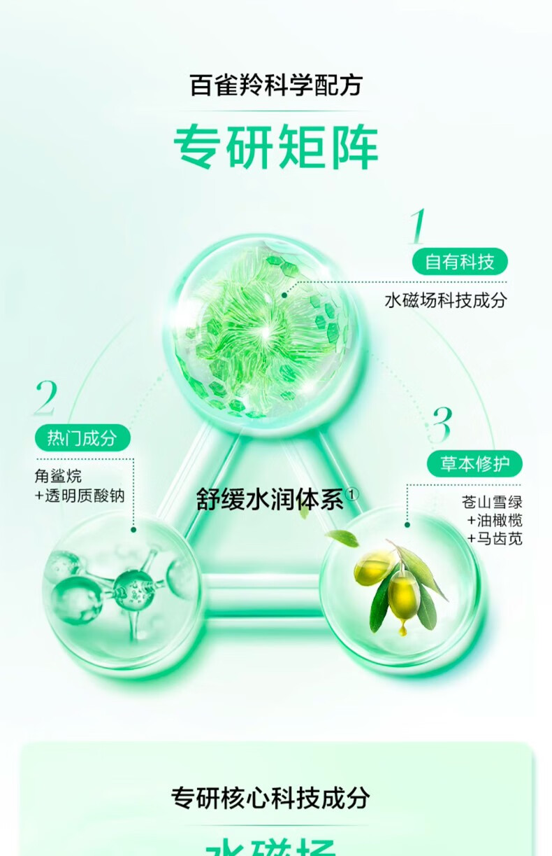 百雀羚（PECHOIN）套装女草本精粹惊喜礼盒四件套水乳补水保湿妈妈秋冬护肤品舰旗店