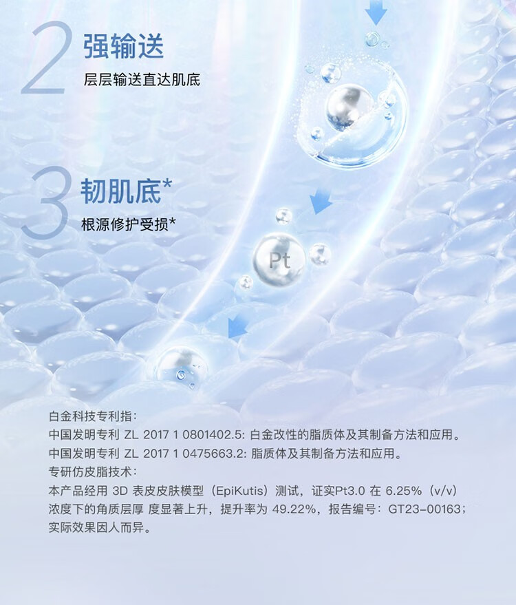 卓沿（SKIN ADVANCED）屈臣氏白金舒润系列  面部护肤套装敏肌适用 泡沫150ml+啫喱150ml+乳液50ml