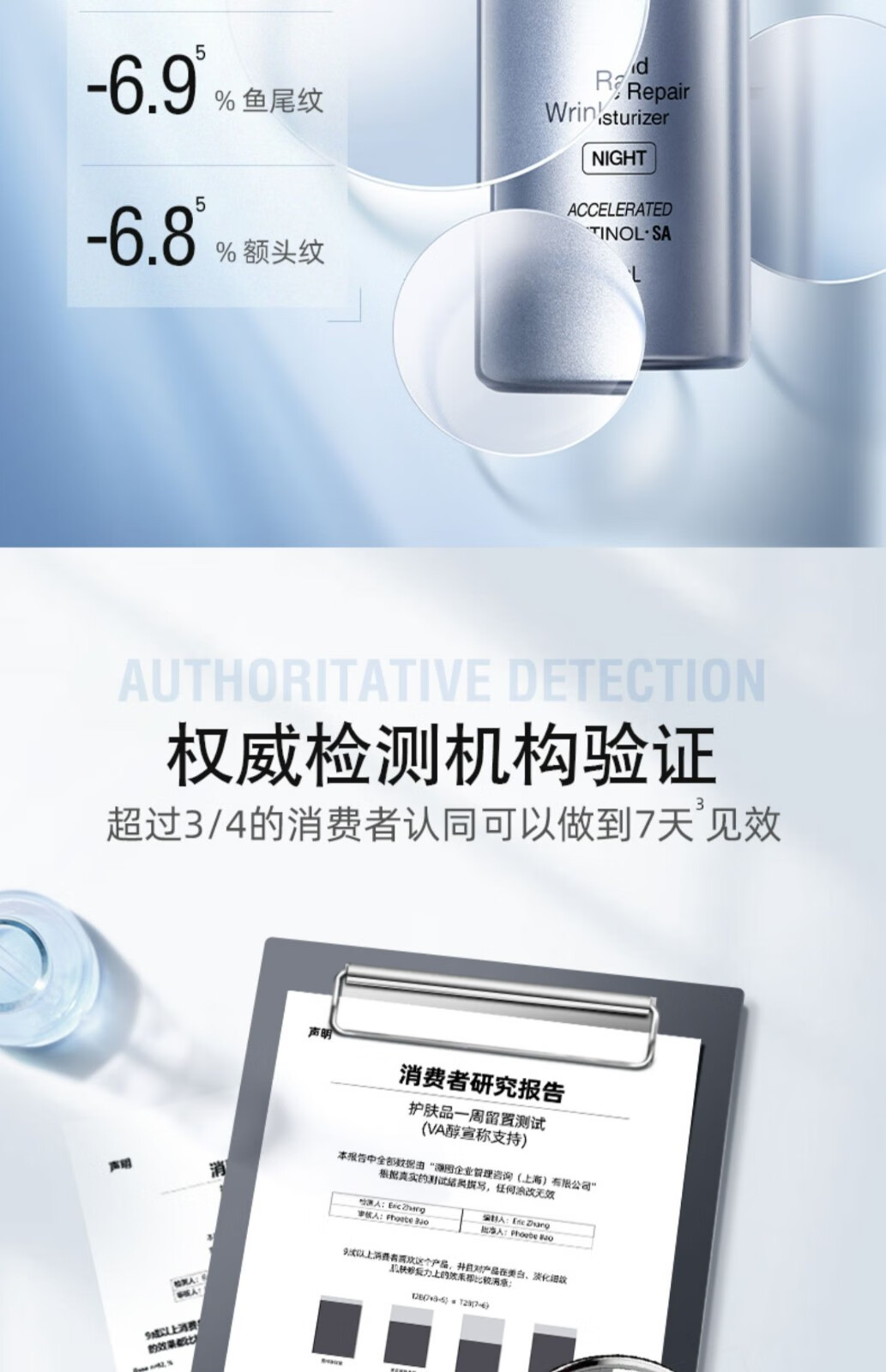 露得清A醇晚霜淡化细纹紧致修护肌肤早c晚a提亮肤色补水保湿霜 3.0A醇晚霜29ml【送20ml小样】