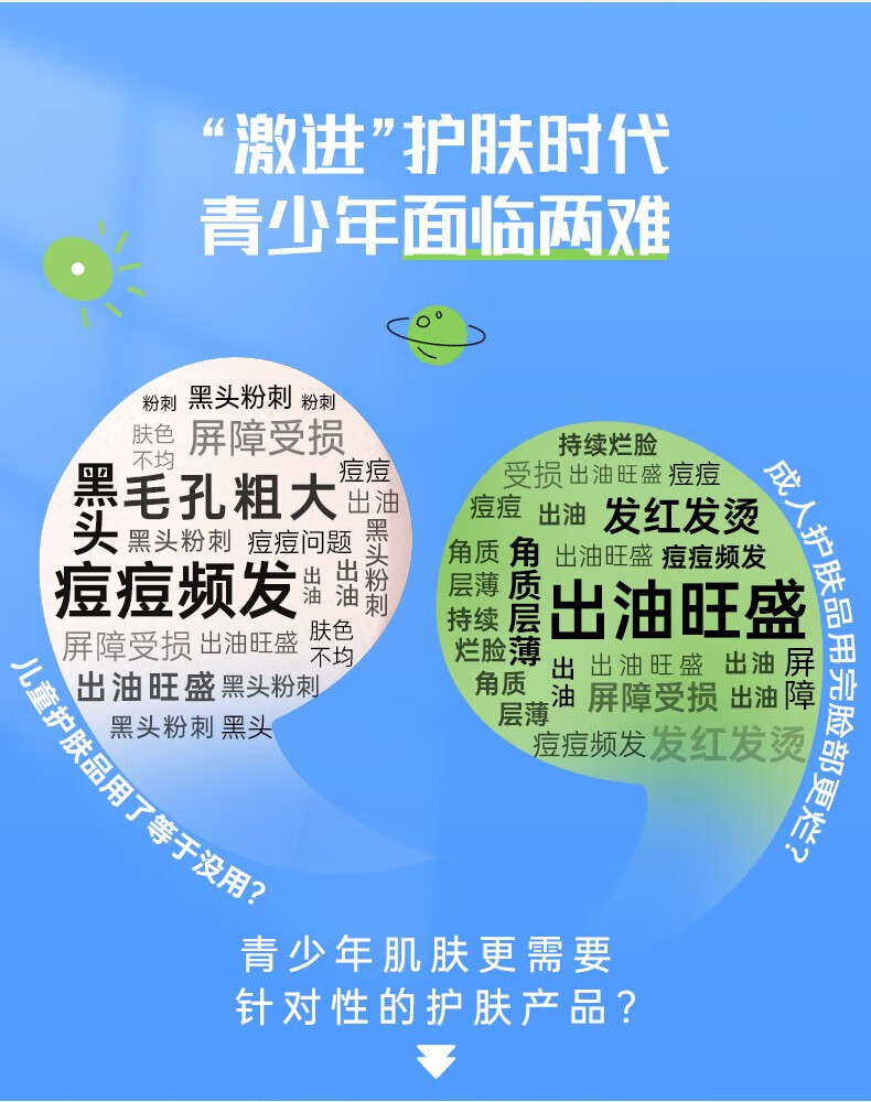 艾芭薇青少年学生控痘修护凝露12-18岁青春期植物精华控油控痘膏祛痘印 控痘修护凝露*1支
