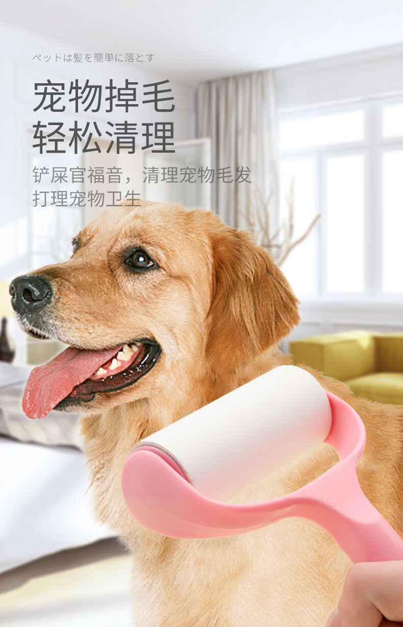帝达芙美妆工具其他美妆工具可1撕1式1粘1毛1器去1毛1粘1毛1滚1筒 1刷+10卷纸
