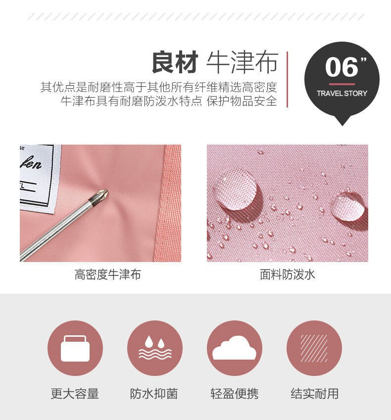 帝达芙美妆工具美妆包美妆工具包旅1行1包1出1游1行1李 2个【粉色+蓝色】 36*14*29CM