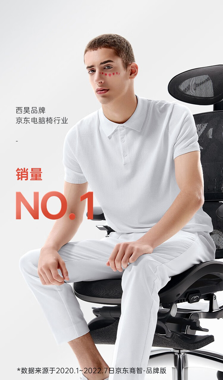 西昊M16（SIHOO）人体工学电脑椅子 办公椅可躺 职员椅会议老板椅 家用座椅转椅可升降 电竞椅 黑色-带头枕