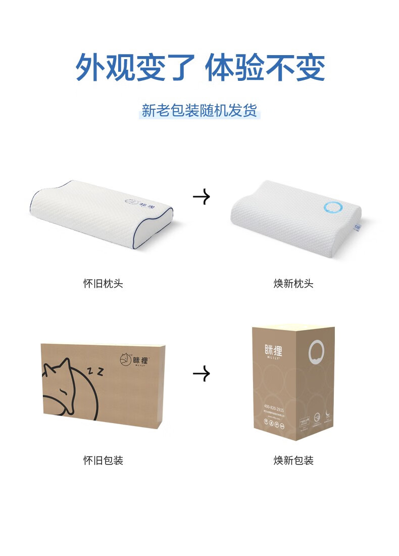 眯狸记忆棉枕头四季通用专用慢回弹学生单人男女枕头枕芯 护颈升级款1个 54*37*11/8.5cm