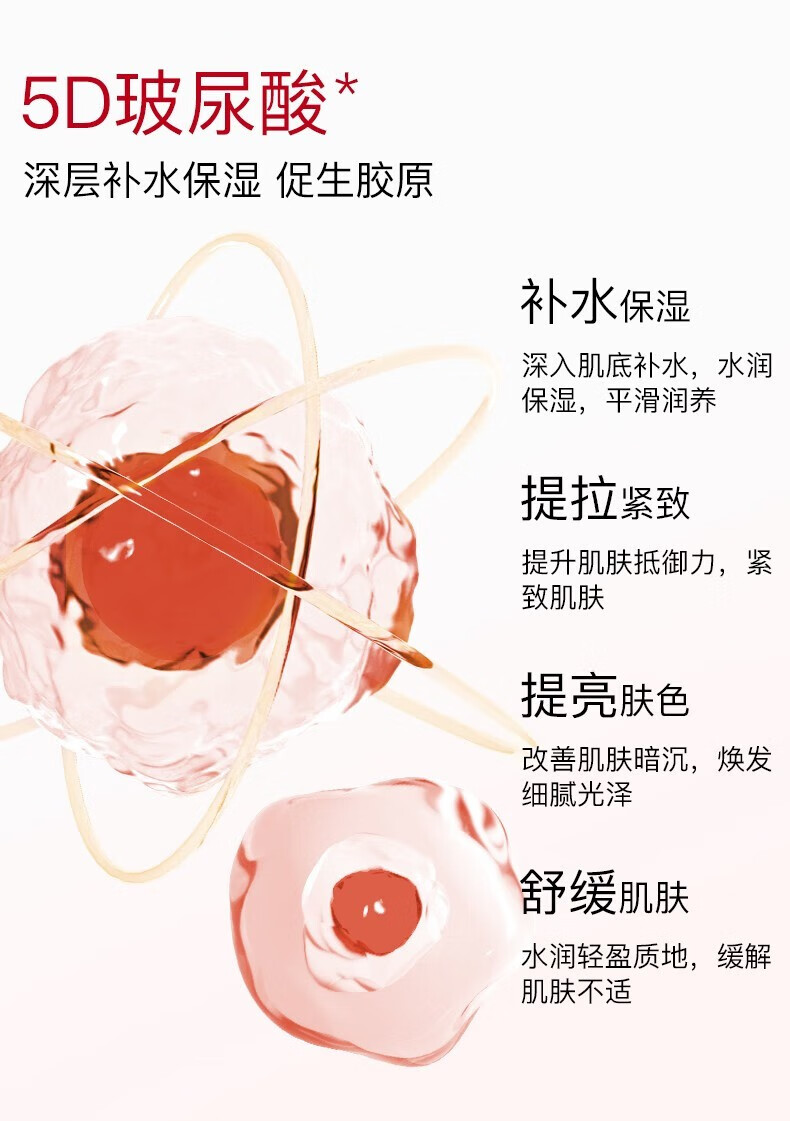 韩束（KanS）爽肤水女补水高保湿红蛮腰水光玻尿酸护肤品提亮肤色化妆品精华水 红蛮腰弹润（水100ML+乳100ML）