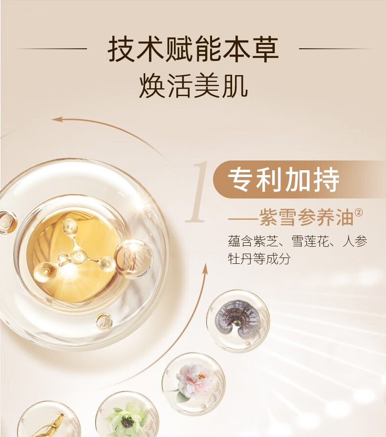 相宜本草至臻焕颜护肤套装补水保湿化妆品 3件套（洁面+水+乳液）