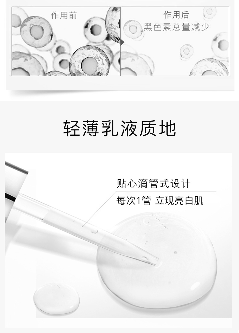 韩束精华液女美白祛斑烟酰胺原液清爽不腻改善黯沉焕白提亮护肤化妆品 【美白淡斑】臻白淡斑精华30ml*2
