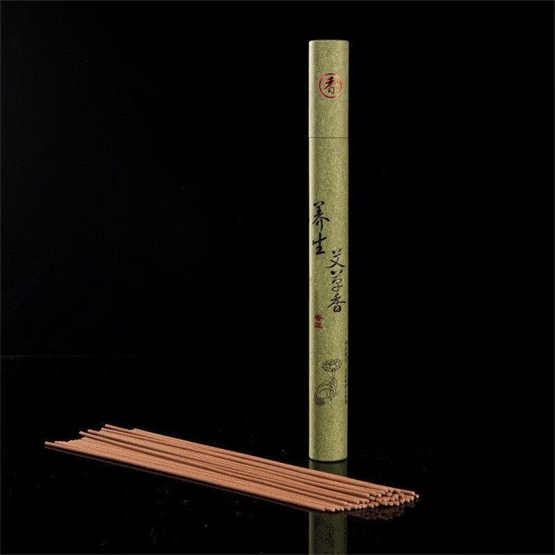 帝达芙美妆工具沉香崖柏老山檀香香恋盒装艾草线香20g线香约40支美妆 香遇七彩盒装【7支】+底座