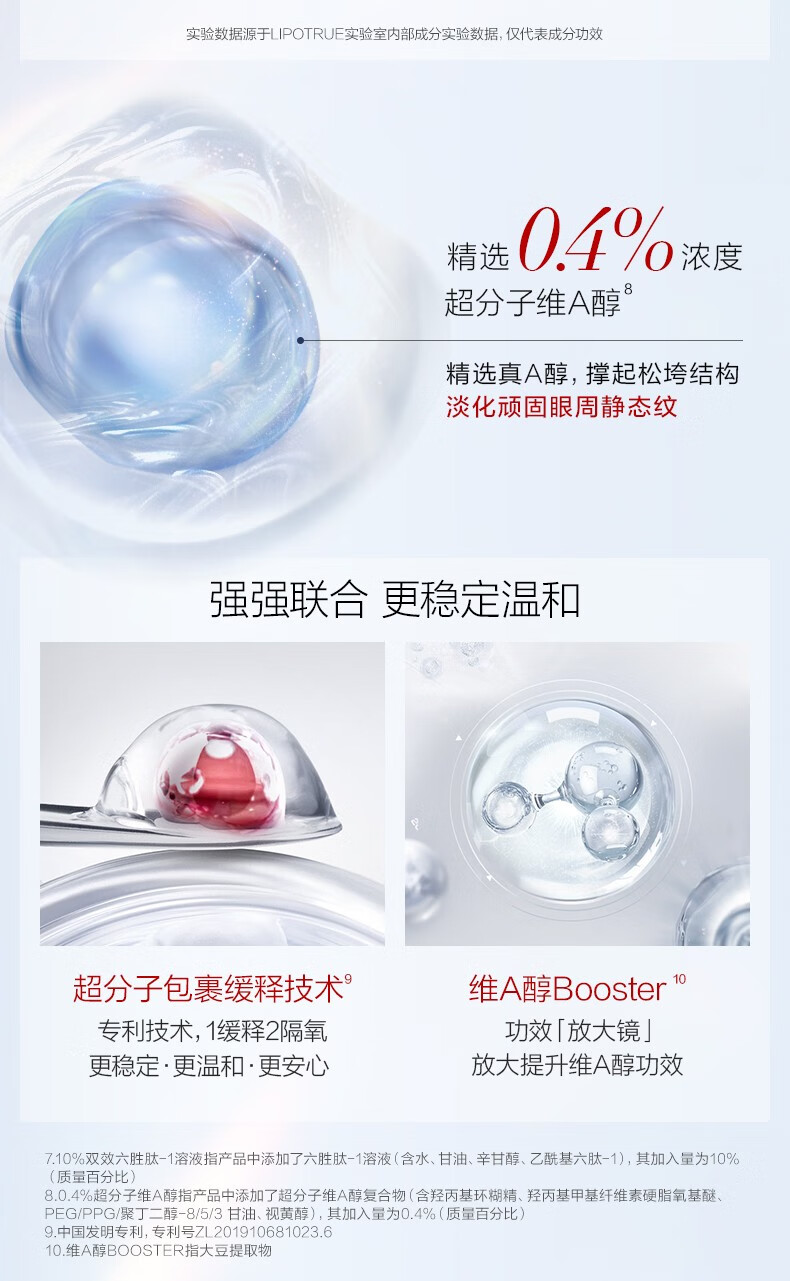 珀莱雅眼霜女红宝石淡化眼角纹黑眼圈眼袋提拉紧致眼精华官方款旗舰 20g