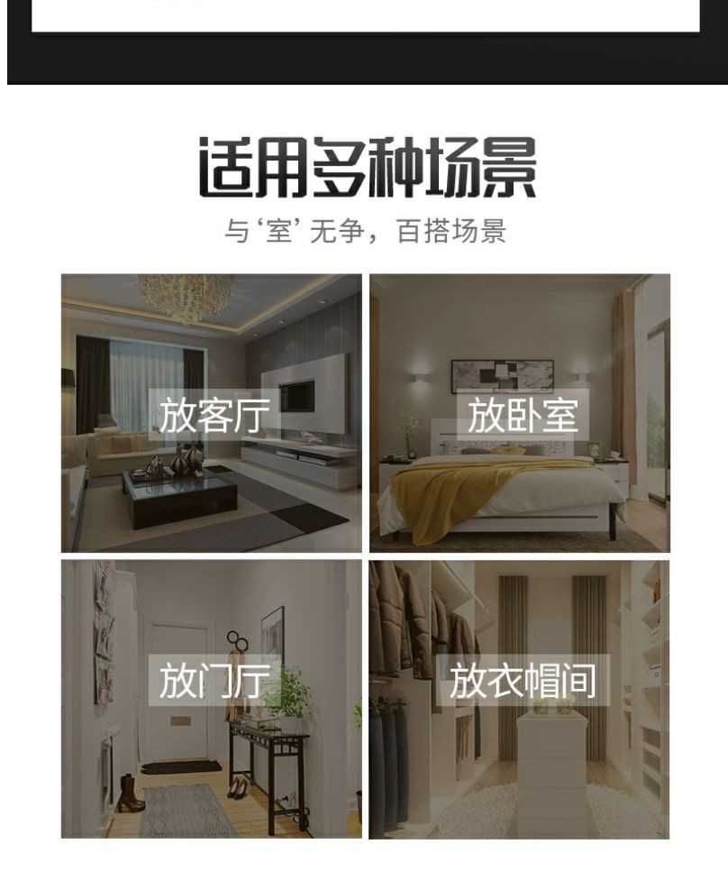 晾衣架落地晾衣杆卧室晒衣架简易衣服架子阳台挂衣架双杆衣挂房间落地架带轮宿舍家用置物架收纳架 120cm-【黑色双杆】双衣帽钩