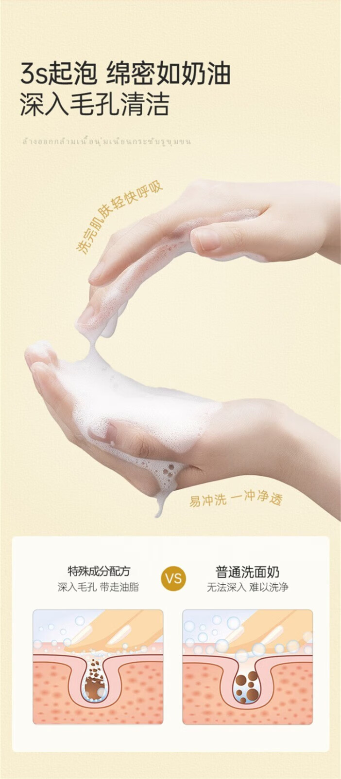 MARLEY LILLY【原装进口】泰国男士水杨酸洗面奶清洁控油变白除螨洁面乳不刺激 一瓶装#100g