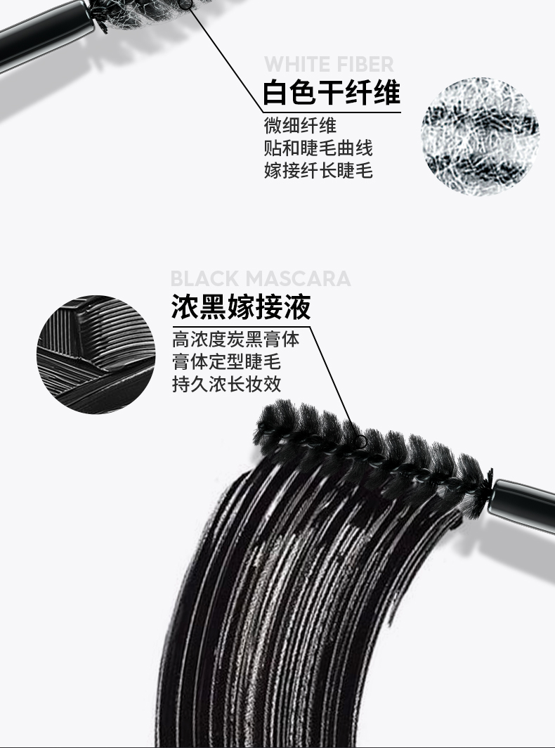 玛丽黛佳（MARIE DALGAR）黑流苏密语睫毛膏-飞扬卷翘版睫毛膏 体验装    商用仓