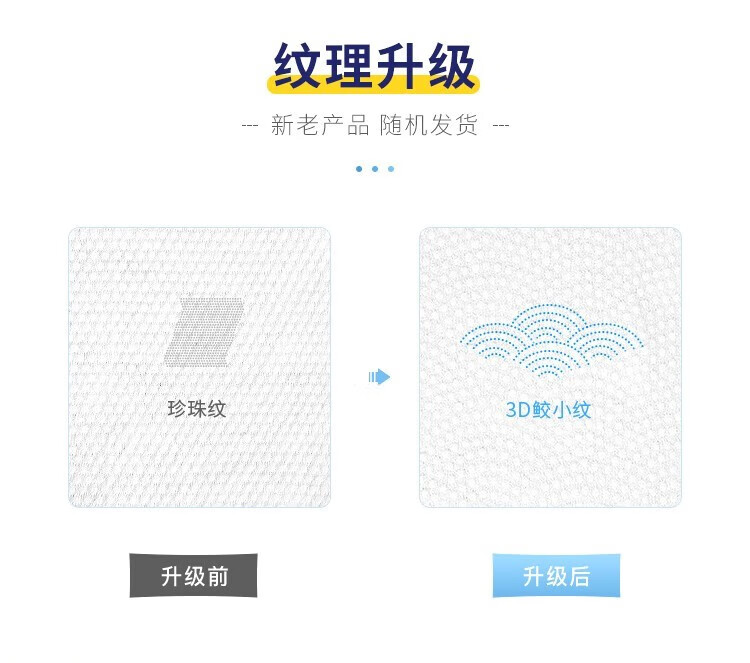 艾特柔（ITO）ITO洗脸巾 一次性抽取式/卷筒式擦脸巾 干湿两用洁面巾纯棉柔巾 加大加厚-不掉毛絮 三包装