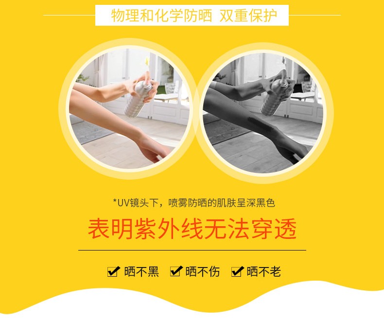 爱伽丝（Ajuste） 日本进口 明星同款时尚男女定妆防水防汗不油腻速干隔离防晒喷雾 白色无香款 320ml
