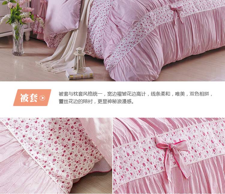 
                                        北极绒家磨毛韩版床裙床罩式单品床罩子单件 1.5/1.8/2米 鲸鱼 180*230单床罩式床裙+一对枕套                