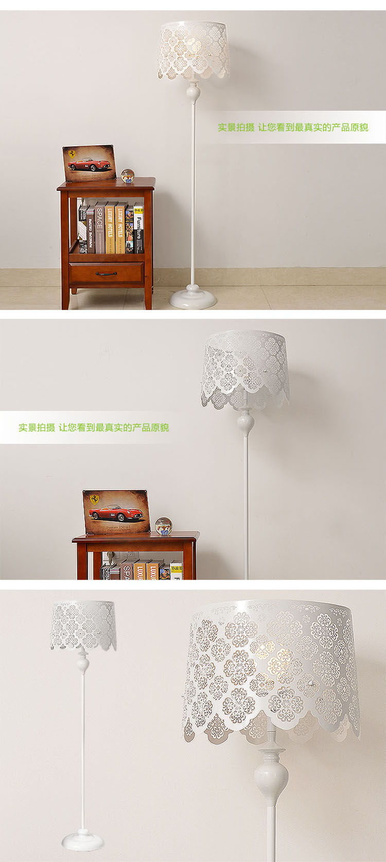仙影 欧式落地灯 客厅卧室床头落地灯 BFL1140A