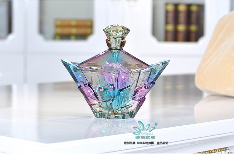 
                                        碧丽 欧若拉玻璃糖果罐 欧式储物罐 干果罐礼物创意家居装饰器皿                