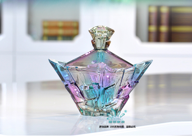 
                                        碧丽 欧若拉玻璃糖果罐 欧式储物罐 干果罐礼物创意家居装饰器皿                