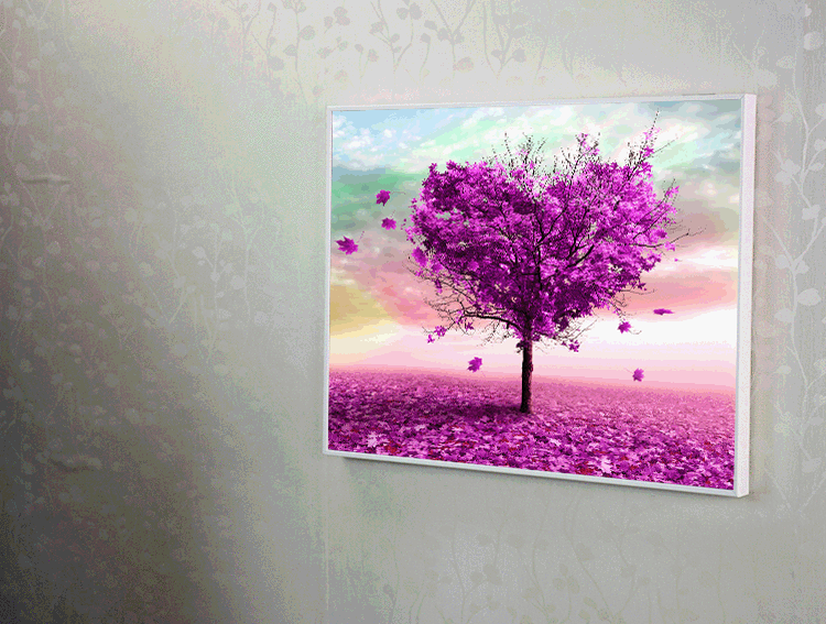 
                                        艺轩（YiXuan） 电表箱装饰画液压推拉配电箱挂画开关总闸电表盒遮挡壁画餐厅冰晶画 S02 40宽*50长内径35*40长（液压横长）                