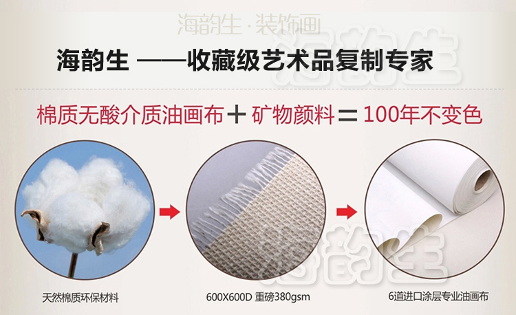 
                                        海韵生 客厅装饰画花瓶挂画办公室壁画沙发背景墙装饰画油画卧室画无框画现代艺术画三联画 抽象花瓶 70*70*3                
