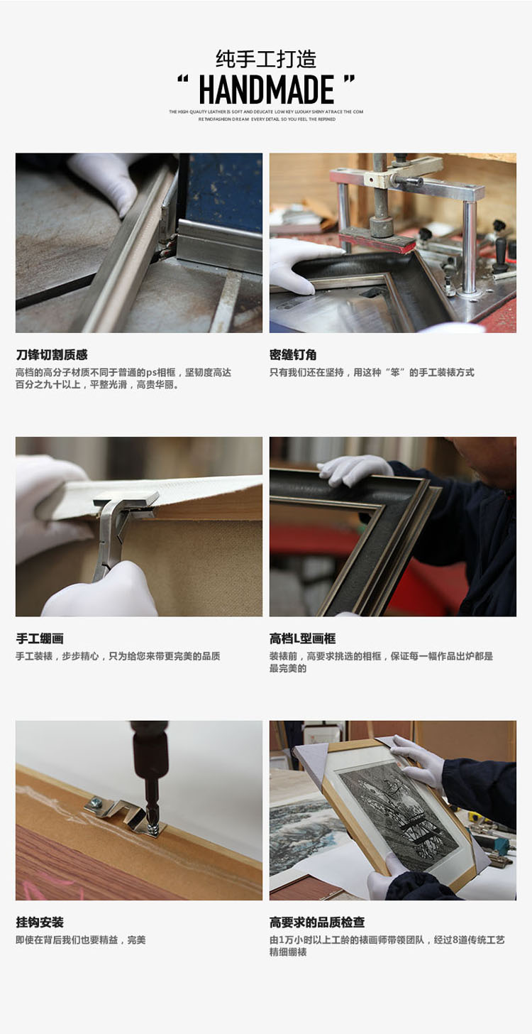 帝古抽象艺术画客厅装饰画卧室挂画数字油画工艺画有框现代三联画   40X50  50X6 金色框-两幅装 55x75