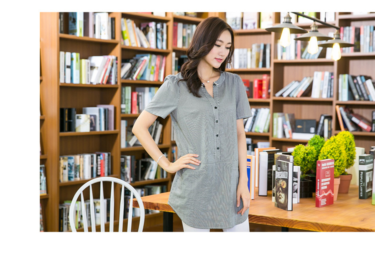 Coveted extra female thick mm summer V-neck of bars in long shirt loose kit shirt color streaks 5219 L picture, prices, brand platters! The elections are supplied in the national character of distribution, so action, buy now enjoy more preferential! As soon as possible.