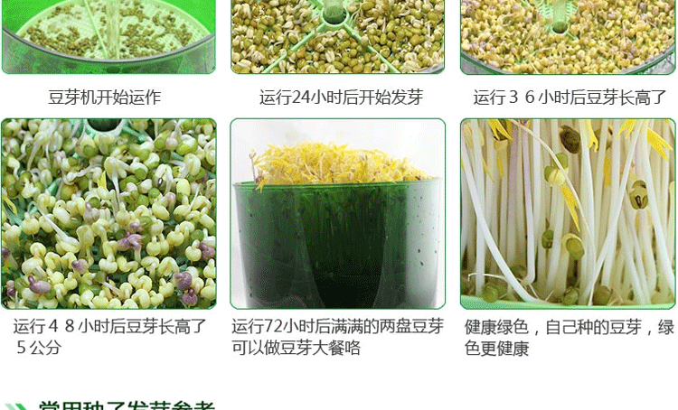 1 微品多全自动四季家用智能双层豆芽机 多功能生豆芽机商用家用生日礼物 创意礼品送长辈
