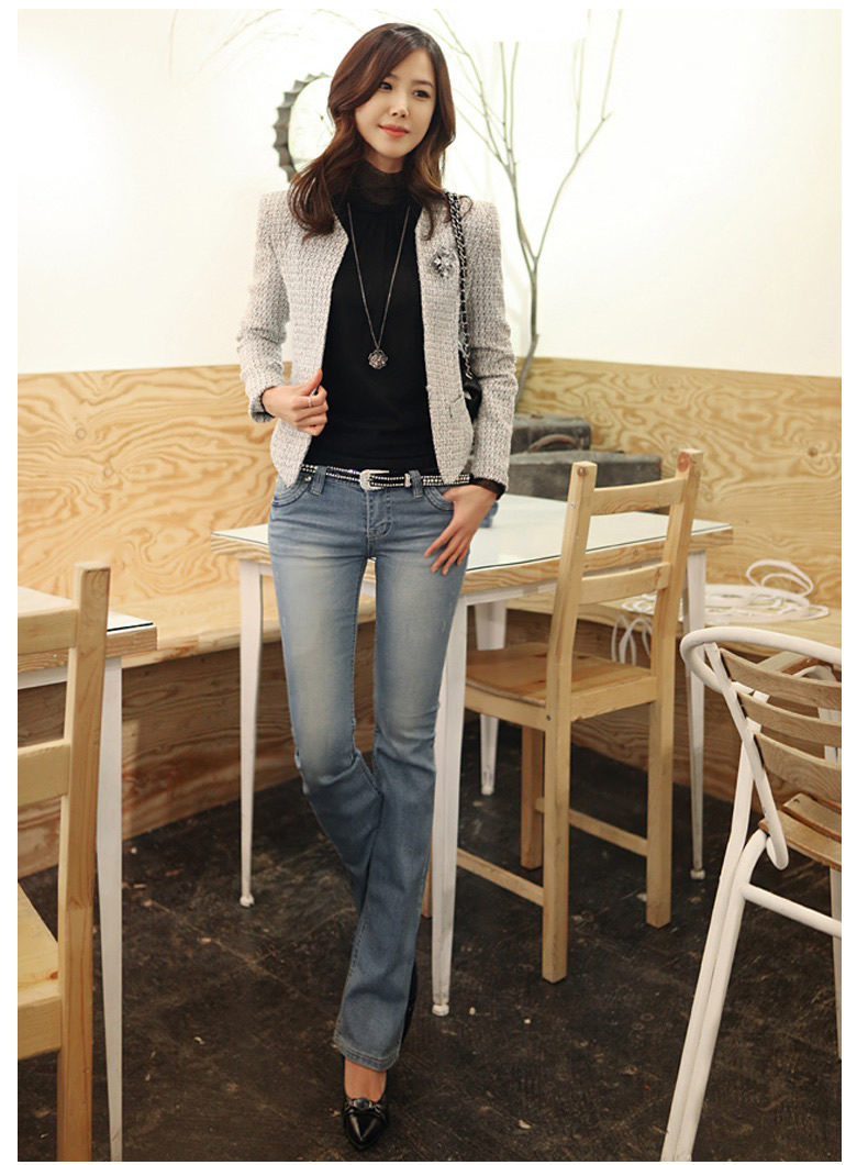 得宠儿2015新款韩版女装蕾丝花边加绒保暖打底衫女 高领女士加厚针织衫长袖T恤女 白色(薄款) S
