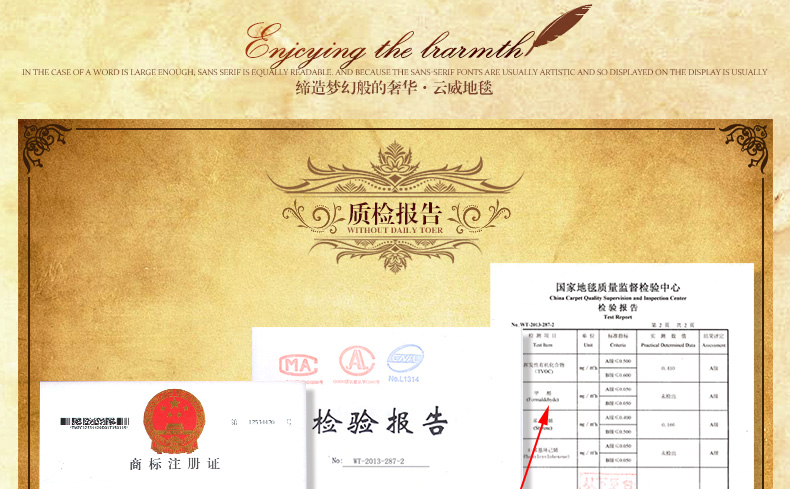 欧式客厅茶几地毯 卧室床边满铺 简约现代美式中式仿羊毛质感地垫 1016R 2.4米x3.4米