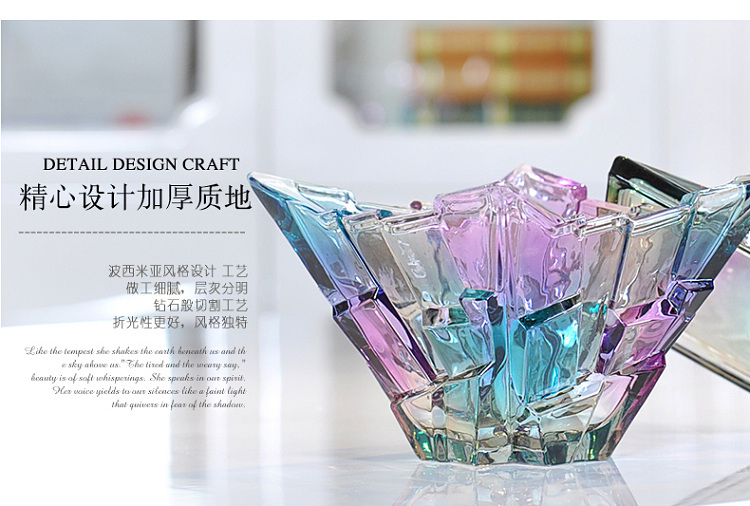 
                                        碧丽 欧若拉玻璃糖果罐 欧式储物罐 干果罐礼物创意家居装饰器皿                