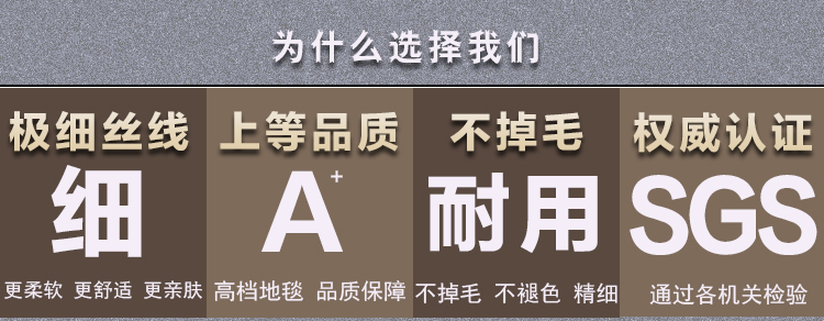 
                                        津美家 地毯客厅茶几沙发地毯现代简约欧式卧室满铺床边毯 银灰色 160*230cm                
