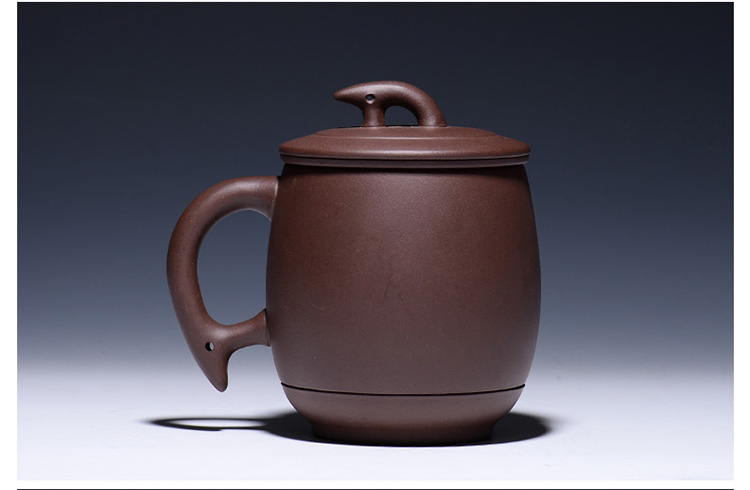 【唯珍】紫砂杯过滤内胆茶杯紫砂泡茶杯紫砂茶杯厚德载物 厚德载物款式