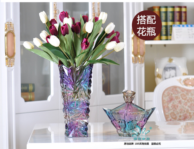 
                                        碧丽 欧若拉玻璃糖果罐 欧式储物罐 干果罐礼物创意家居装饰器皿                