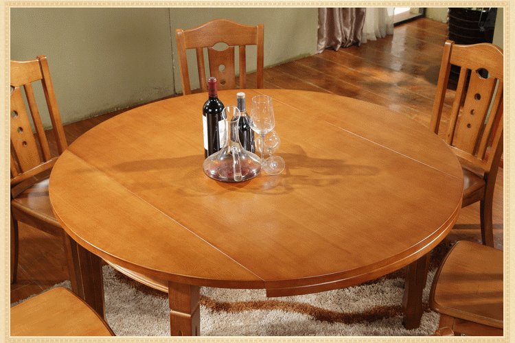 餐厅家具 餐桌 东恒日泰(donghengrutai) 东恒日泰 折叠餐桌 实木餐桌