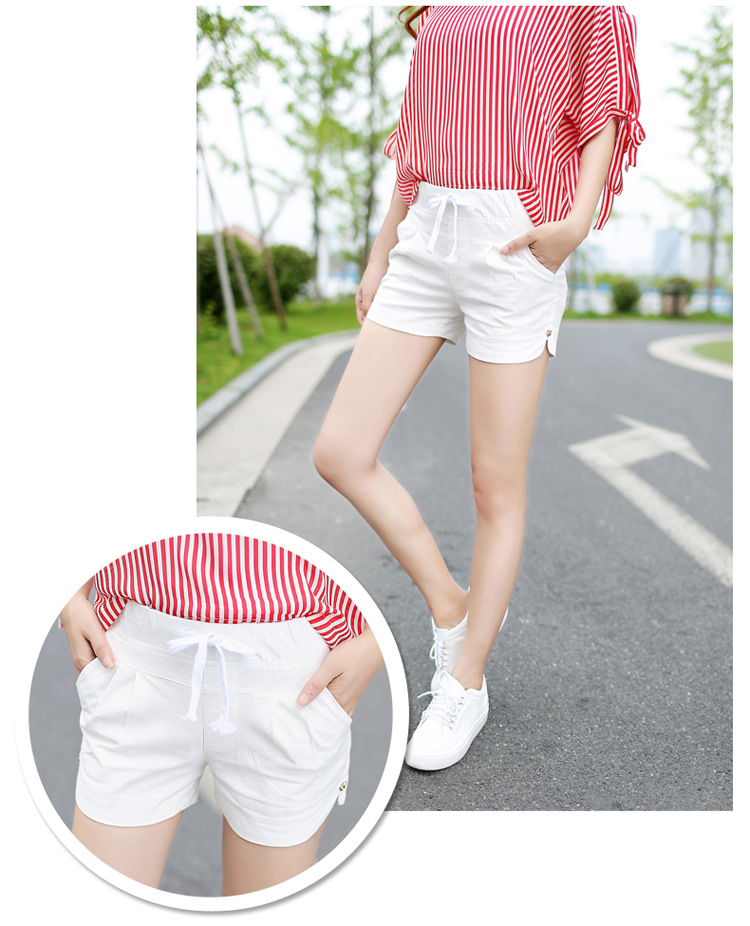 弥黛诗mdaixe休闲短裤女夏春秋外穿夏季大码夏装打底女士西装短裤 绿色 L